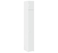 vidaXL Mobile da bagno sottile 30×42,5×225 cm Truciolato Bianco