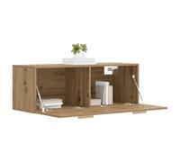 vidaXL Wandkast 100 x 36,5 x 35 cm Bewerkt hout Artisanaal eiken