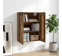 vidaXL Wandkast Muurmontage Oud hout 69,5 x 34 x 90 cm Bewerkt hout