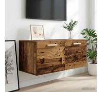 vidaXL Armadietto a muro A parete Legno antico 80 x 36,5 x 35 cm