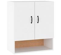 vidaXL Armadietto a Muro Bianco 60x31x70 cm in Legno Multistrato