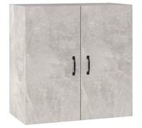 vidaXL Armadietto a Muro Grigio Cemento 60x31x60 cm Legno Multistrato