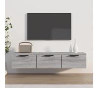 vidaXL Armadietto a Muro Grigio Sonoma 102x30x20 cm Legno Multistrato