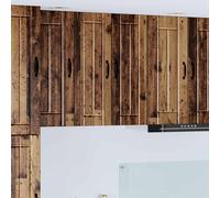 vidaXL Armadietto a muro LUCCA 2 pz Legno antico Legno ingegnerizzato