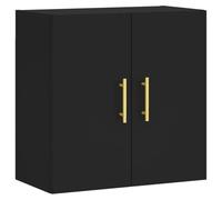 vidaXL Armadietto a Muro Nero 60x31x60 cm in Legno Multistrato