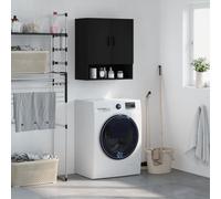 vidaXL Armadietto a Muro Nero 60x31x70 cm in Legno Multistrato