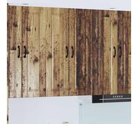 vidaXL Armadietto a muro PORTO Legno vecchio 60 x 31 x 100 cm