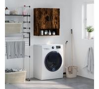 vidaXL Armadietto a Muro Rovere Fumo 60x31x70 cm in Legno Multistrato