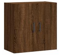 vidaXL Armadietto a Muro Rovere Marrone 60x31x60 cm Legno Multistrato, Mobile a Muro, Mobile espositivo, portaoggetti da Parete, arredo da Soggiorno