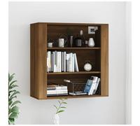 VIDAXL - Armadietto A Muro Rovere Marrone 80x33x80 Cm Legno Multistrato