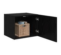 vidaXL Armadietto a muro Rovere nero 50 x 42.5 x 40 cm