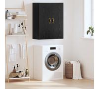 vidaXL Armadietto a muro Rovere Nero 69,5 x 34 x 90 cm
