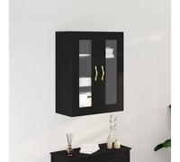 vidaXL Armadietto a muro Rovere Nero 69,5 x 34 x 90 cm
