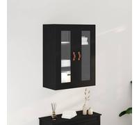 vidaXL Armadietto a muro Rovere Nero 69,5 x 34 x 90 cm