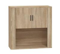 VIDAXL - Armadietto A Muro Rovere Sonoma 80x33x80 Cm Legno Multistrato