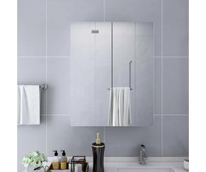 vidaXL Armadietto a Specchio Bianco 60x15x75 cm in MDF