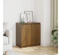 vidaXL Armadietto ambra 60x36x65 cm in Legno Massello di Pino