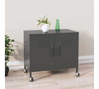 vidaXL Armadietto Antracite 60x35x56 cm in Acciaio