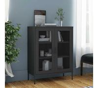 vidaXL Armadietto Antracite 80x35x101,5 cm in Acciaio