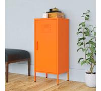vidaXL Armadietto Arancione 42,5x35x101,5 cm in Acciaio