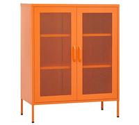 vidaXL Armadietto Arancione 80x35x101,5 cm in Acciaio