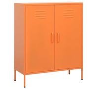vidaXL Armadietto Arancione 80x35x101,5 cm in Acciaio