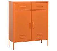 vidaXL Armadietto Arancione 80x35x101,5 cm in Acciaio