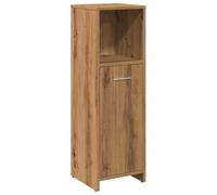 vidaXL Armadietto Bagno Artigianale 30x30x95 cm in Legno Multistrato