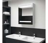 vidaXL Armadietto Bagno con Specchio e LED 50x13,5x60 cm