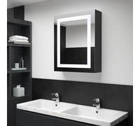 vidaXL Armadietto Bagno con Specchio e LED 50x13x70 cm