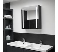 vidaXL Armadietto Bagno con Specchio e LED 60x14x62 cm