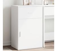 vidaXL Armadietto Bianco 56,5x39x90 cm in Legno Multistrato