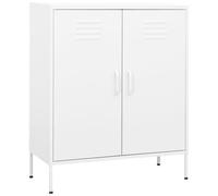 VIDAXL - Armadietto Bianco 80x35x101,5 Cm In Acciaio