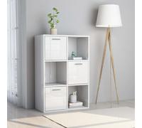 VIDAXL - Armadietto Bianco Lucido 60x29,5x90 cm in Legno Multistrato