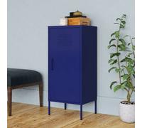 vidaXL Armadietto Blu Marino 42,5x35x101,5 cm in Acciaio