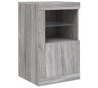VIDAXL - Armadietto Con Luci Led Grigio Sonoma In Legno Multistrato