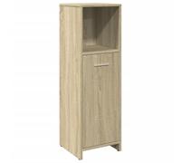 vidaXL Armadietto da bagno, 30 x 30 x 95 cm, in truciolare rovere sonoma, armadietto da bagno, armadietto per medicine, armadietto da bagno, armadietto da bagno