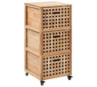 vidaXL Armadietto da Bagno 41x41x91 cm in Legno Massello di Noce