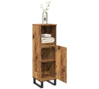 vidaXL Armadietto da Bagno Legno Antico 30x30x100 cm in Truciolato