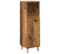 vidaXL Armadietto da Bagno Legno Antico 30x30x100 cm in Truciolato
