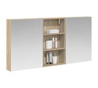vidaXL Armadietto da bagno Set 3 pezzi 140 x 14,5 x 70 cm Legno Ingegnerizzato, Bagno, Rettangolare, Design Moderno con Soluzioni Di Archiviazione, Ottimizzazione dello Spazio per Praticità ed