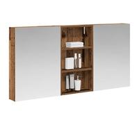 vidaXL Armadietto da bagno Set 3 pezzi 140 x 14,5 x 70 cm Legno Ingegnerizzato, Bagno, Rettangolare, Design Moderno con Soluzioni Di Archiviazione, Ottimizzazione dello Spazio per Praticità ed