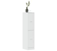 vidaXL Armadietto da Farmacia Bianco Lucido 30x41x144,5 cm Truciolato