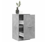 vidaXL Armadietto da Farmacia Grigio Cemento 40x41x77,5 cm Truciolato, Mobile da Farmacia, Arredamento da Farmacia, Mobile con cassetti da Farmacia