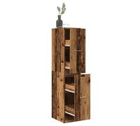 vidaXL Armadietto da Farmacia Legno Vecchio 30x41x144,5 cm Truciolato, mobile da farmacia, arredamento da farmacia, mobile con cassetti da farmacia