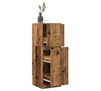 vidaXL Armadietto da Farmacia Legno Vecchio 40x41x118 cm in Truciolato, Mobile da Farmacia, Arredamento da Farmacia, Mobile con cassetti da Farmacia