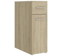 vidaXL Armadietto da Farmacia Rovere Sonoma 20x45,5x60 cm Multistrato