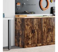 vidaXL Armadietto da Garage in Rovere Affumicato 60x51x85 cm