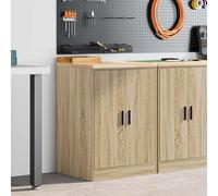 vidaXL Armadietto da Garage Rovere Sonoma 60x51x85 cm