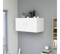 vidaXL Armadietto da Parete Bianco 80x39x40 cm in Legno Multistrato